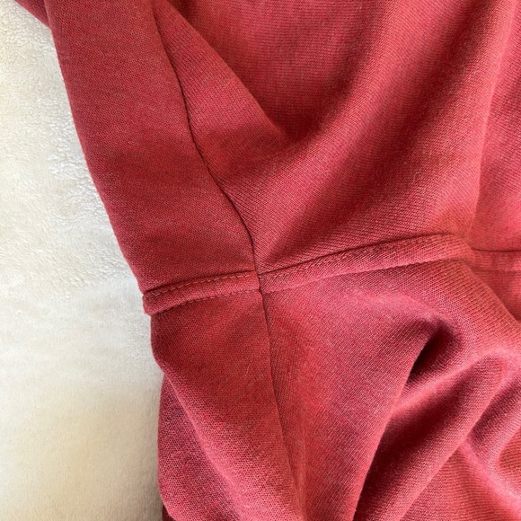 Aviator Nation Rainbow Rib Pocket Sweatpants - Claret - Picture 5 of 8